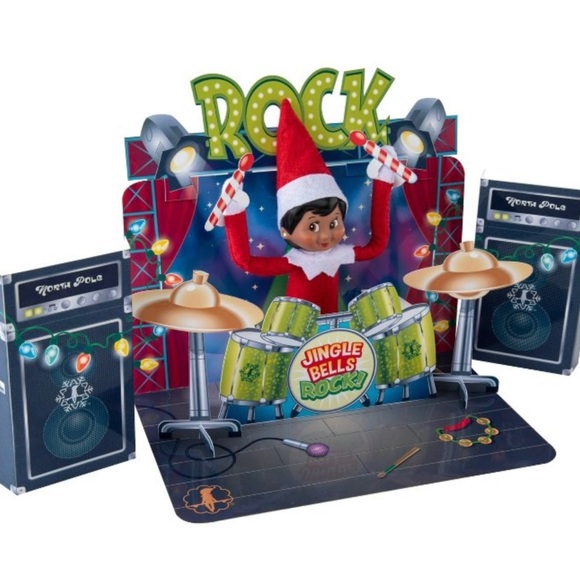 NWT elf on the shelf Insta-Moments Pop-Ups 3 pack Rock star donut shop - Picture 7 of 12